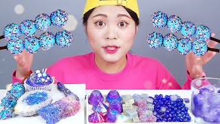 Permen galaksi Earth jelly Sisir madu Mukbang DONA [upl. by Balas676]