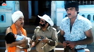 Mehmood को मंदिर की सीढ़ियों से बच्चा उठाना पड़ गया भारी  Kunwara Baap Movie Scene [upl. by Hteik851]