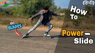 How To Power Slide On Inline SkatesSkating Lessons [upl. by Ahoufe789]