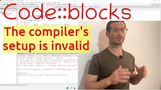 Codeblocks  the compilers setup gnu gcc compiler is invalid [upl. by Martha791]