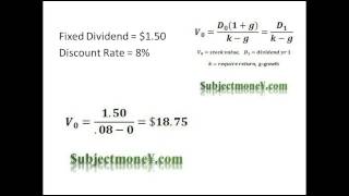 Dividend Discount Model DDM  Constant Growth Dividend Discount Model  How to Value Stocks [upl. by Claudy]