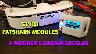 Eachine EV100 Fatshark Module Mod Part 2 [upl. by Nnek]