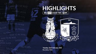 HIGHLIGHTS Oldham Athletic 01 Barrow [upl. by Samau]