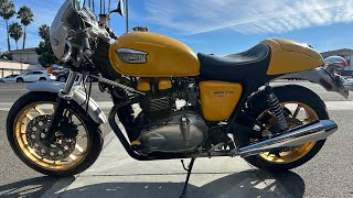 2004 Triumph Thruxton 900 Custom [upl. by Hadeehsar]