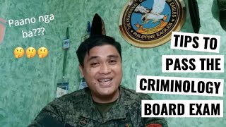 Tips to pass the Criminology Board Examination [upl. by Lalittah685]