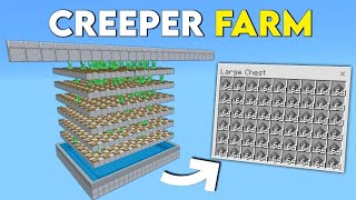 Minecraft best creeper farm 121 [upl. by Halladba]