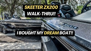 I Bought My DREAM Boat Skeeter ZX200 WalkThru [upl. by Dis]