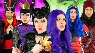 MAL vs MALEFICENT RAP BATTLE  DESCENDANTS vs DISNEY VILLAINS  quotBAD APPLE ANTHEMquot MUSIC VIDEO [upl. by Doowle]