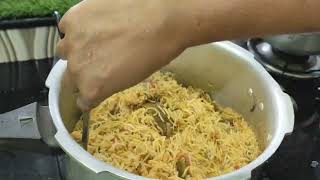 prawn biryani😋❤️😋cooking [upl. by Akimed]