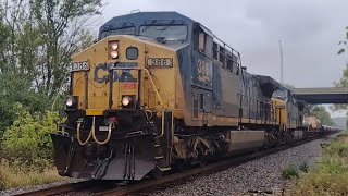 CSX B523 With Old School YN2 Power Racing Through The Abondend Crossing [upl. by Eadwine188]