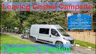 Campsite Warden  Vanlife  Leaving Cashel Campsite  New Job  🙂 [upl. by Yarased]