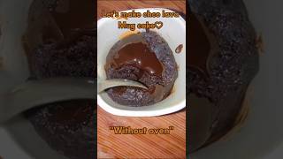 Choco lava mug cake withoutquotovenquot [upl. by Revart]