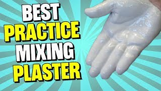 How to Mix Plaster of Paris Technique the Easy Way for Superior Strength Tutorial YouTube Video [upl. by Hanid]