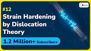 Strain Hardening With Dislocation Theory  GATE Engineering Materials Science  Material and Testing [upl. by Veda]