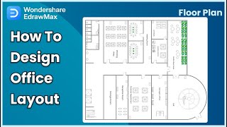 How to Design an Office Layout  EdrawMax [upl. by Euridice]