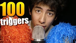 100 ASMR TRIGGERS IN 10 MINUTES CHALLENGE 4K [upl. by Oetsira]