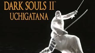 Dark Souls 2 Uchigatana Tutorial dual wielding w power stance [upl. by Icnan361]