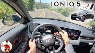 Hyundai Just Made the First Enthusiast EV  IONIQ 5 N Drive Review POV [upl. by Eneleh]