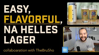 EASY NonAlcoholic Helles Lager with TheBruSho  Make NA Beer  Brewtools B40  EP54 [upl. by Attenaej]