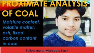 PROXIMATE ANALYSIS ULTIMATE ANALYSIS OF COAL MOISTURE CONTENT AND VOLATILE MATTER OF COAL [upl. by Warder589]