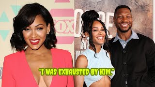 Meagan Good in Tears After Jonathan Majors Allegedly Uses and Dumps Her – Shocking Breakup Drama [upl. by Odille]