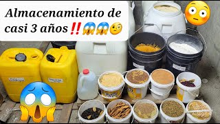 🚨URGENTE‼️ Mi almacenamiento de casi 3 años😱😱😱 AUN TENEMOS TIEMPO DE PREPARARNOS🙏 [upl. by Alisander]