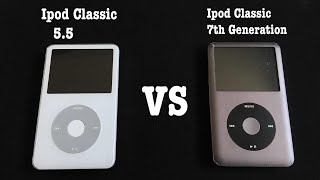 Ipod Classic 55 vs 7th Generation comparison [upl. by Mal]