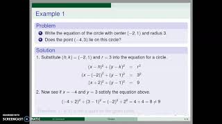 Equations of Circles [upl. by Enelaehs]