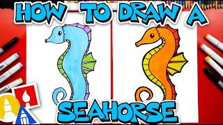 How To Draw A Seahorse [upl. by Inaliel]