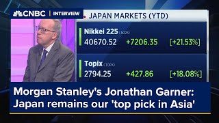 Morgan Stanleys Jonathan Garner Japan remains our top pick in Asia [upl. by Mariam]