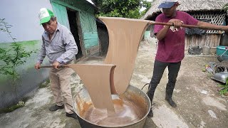 How They Make Fresh Organic Chewing Gum in Mexican Village [upl. by Kayne]