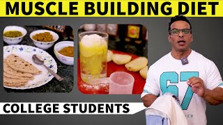 Muscle Building Diet For College Students  Full Day of Eating  Yatinder Singh [upl. by Yslek]