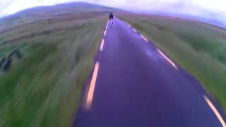 Ballaghasheen Pass Bealach Oisín downhill cycle [upl. by Acsisnarf]