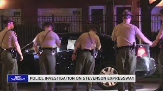 Crash shooting investigation on Stevenson snarls morning commute [upl. by Neliac701]