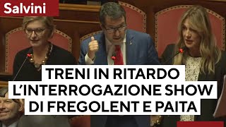 Linterrogazione show di Fregolent e Paita quotI treni sono in orario Siamo oltre Maria Antoniettaquot [upl. by Revlis434]