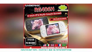 ANBERNIC RG406H Video game consoles RG 406H Portable game console 4Inch HD Screen Android 13 Bluetoo [upl. by Netloc]