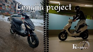 Longjia 50cc 2 stroke tuning story Reviders Scooter Build Longjia [upl. by Akiram345]