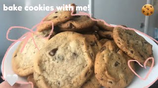 BAKE COOKIES WITH ME 🍪🤍 [upl. by Neelie]