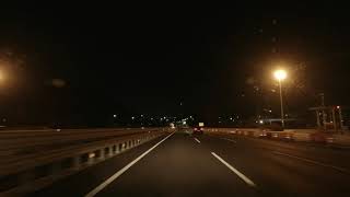 ASMR Highway Driving at Night No Talking No Music  Busan to Seoul Korea [upl. by Ridan316]