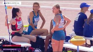 Iida KUJANPAA Javelin Throw  European Athletics U18 Championships [upl. by Zacharie]