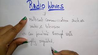 transmission media  radiomicro amp infrared waves [upl. by Etteloiv]