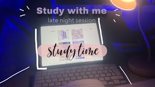 Study procrastinate with me  Paediatrics Ward Final  Late night medschool study session [upl. by Annhej]