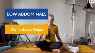 Alignment REScue presents Low Abdominal Exercise with a Bonus Bridge [upl. by Mailliwnhoj676]