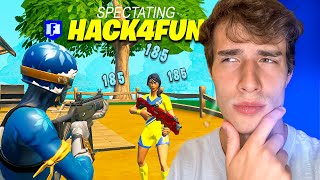 I Spectated THE MOST ACCUSED CHEATER In Fortnite Ft Tickle [upl. by Vigen]