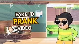 Fake Id prank video 😂  funny joke 🤣😂 [upl. by Mar315]