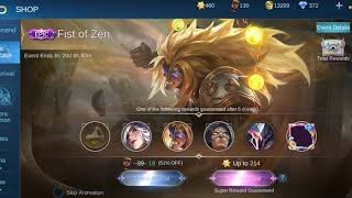 Cara MURAH Draw SKIN EPIC Showcase Event FIST OF ZEN Badang Reward dapat SKIN Starlight GRATIS [upl. by Arleen549]