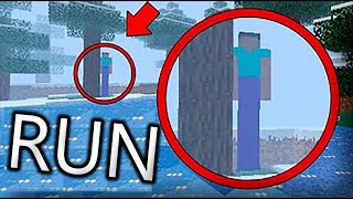 Testing Scary Minecraft Myths  Long Legged Steve summoning [upl. by Nilesoy]