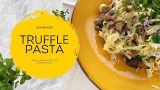 Easy Homemade Truffle Pasta Recipe [upl. by Aborn]