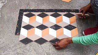 Extremely Effective Skills And Trick To Build Beautiful Living Room Floors With Ceramic Tiles [upl. by Claudie731]