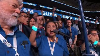 Guam CNMI take part in historic DNC roll call [upl. by Rika392]